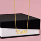 Personalised Name Necklace For Mom ~Proverbs 31:28~ (Horizontal)