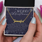 Personalised Name Necklace For Mom ~Hebrews 11:1~ (Horizontal)