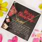 Personalised Name Necklace For Mom ~Psalm 119:105~ (Horizontal)