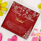 Personalised Name Necklace For Mom ~Proverbs 31:28~ (Horizontal)