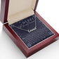 Personalised Name Necklace For Mom ~Hebrews 11:1~ (Horizontal)