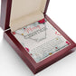Personalised Name Necklace For Daughter ~Psalm 127:3~ (Horizontal)