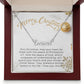 Personalised Name Necklace For Mom ~Philippians 4:7~ (Horizontal)