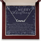 Personalised Name Necklace For Mom ~Hebrews 11:1~ (Horizontal)