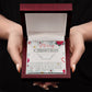 Personalised Name Necklace For Daughter ~Psalm 127:3~ (Horizontal)