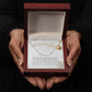 Personalised Name Necklace For Mom ~Philippians 4:7~ (Horizontal)