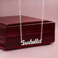Personalised Name Necklace For Mom ~Psalm 119:105~ (Horizontal)