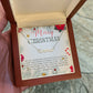 Personalised Name Necklace For Daughter ~Psalm 127:3~ (Horizontal)