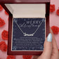 Personalised Name Necklace For Mom ~Hebrews 11:1~ (Horizontal)