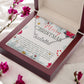 Personalised Name Necklace For Daughter ~Psalm 127:3~ (Horizontal)