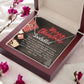 Personalised Name Necklace For Mom ~Psalm 119:105~ (Horizontal)