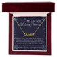 Personalised Name Necklace For Mom ~Hebrews 11:1~ (Horizontal)