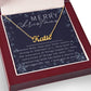 Personalised Name Necklace For Mom ~Hebrews 11:1~ (Horizontal)