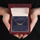 Personalised Name Necklace For Mom ~Hebrews 11:1~ (Horizontal)