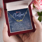 Personalised Name Necklace For Mom ~Colossians 3:14~ (Horizontal)