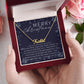 Personalised Name Necklace For Mom ~Hebrews 11:1~ (Horizontal)