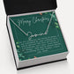 Personalised Name Necklace For Mom ~1 Corinthians 13:7~ (Signature Font)
