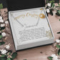 Personalised Name Necklace For Mom ~Philippians 4:7~ (Signature Font)