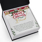 Personalised Name Necklace For Daughter ~Matthew 7:11~ (Signature Font)