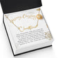 Personalised Name Necklace For Mom ~Philippians 4:7~ (Signature Font)