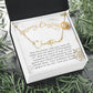 Personalised Name Necklace For Mom ~Philippians 4:7~ (Signature Font)