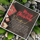Personalised Name Necklace For Mom ~Psalm 119:105~ (Signature Font)