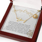 Personalised Name Necklace For Mom ~Philippians 4:7~ (Signature Font)