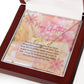 Personalised Name Necklace For Daughter ~Isaiah 26:3~ (Signature Font)