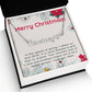 Personalised Name Necklace For Mom ~Acts 20:35~ (Heart)