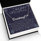 Personalised Name Necklace For Mom ~Hebrews 11:1~ (Heart)