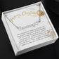 Personalised Name Necklace For Mom ~Philippians 4:7~ (Heart)