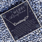 Personalised Name Necklace For Mom ~Hebrews 11:1~ (Heart)