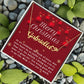 Personalised Name Necklace For Mom ~Luke 2:10-11~ (Heart)