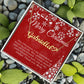 Personalised Name Necklace For Mom ~Proverbs 31:28~ (Heart)