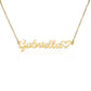 Personalised Name Necklace For Wife ~Ephesians 5:25~ (Heart)