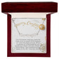 Personalised Name Necklace For Mom ~Philippians 4:7~ (Heart)