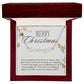 Personalised Name Necklace For Mom ~Matthew 5:16~ (Heart)
