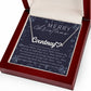 Personalised Name Necklace For Mom ~Hebrews 11:1~ (Heart)