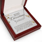 Personalised Name Necklace For Mom ~Matthew 5:16~ (Heart)