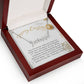 Personalised Name Necklace For Mom ~Philippians 4:7~ (Heart)
