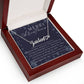 Personalised Name Necklace For Mom ~Hebrews 11:1~ (Heart)