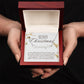 Personalised Name Necklace For Mom ~Matthew 5:16~ (Heart)