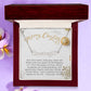 Personalised Name Necklace For Mom ~Philippians 4:7~ (Heart)