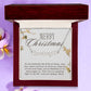 Personalised Name Necklace For Mom ~Matthew 5:16~ (Heart)