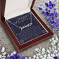 Personalised Name Necklace For Mom ~Hebrews 11:1~ (Heart)