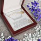 Personalised Name Necklace For Mom ~Philippians 4:7~ (Heart)