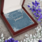 Personalised Name Necklace For Wife ~Psalm 91:1-2~ (Heart)