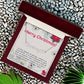 Personalised Name Necklace For Mom ~Acts 20:35~ (Heart)