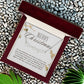Personalised Name Necklace For Mom ~Matthew 5:16~ (Heart)