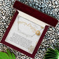 Personalised Name Necklace For Mom ~Philippians 4:7~ (Heart)